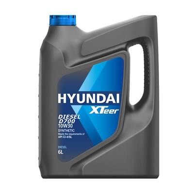 Hyundai/Kia 1061002 Моторное масло XTeer Diesel D700 10W30 6л 1061002