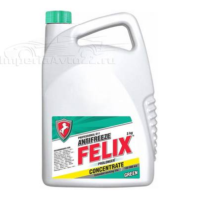 FELIX 430206039 G11 prolonger 3 кг концентрат антифриза зеленый