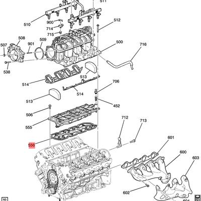 GM 89017690 Прокладка двигателя