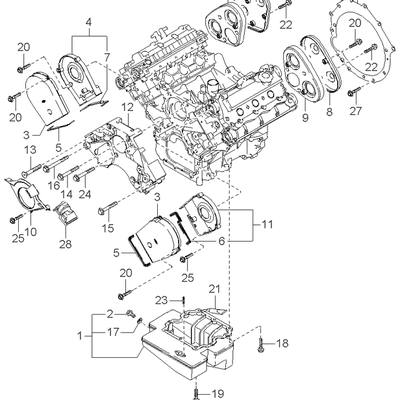 Hyundai/Kia 0K56T10900 Прокладка двигателя