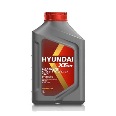 Hyundai/Kia 1011013 Масло моторное 5W-20 xteer gasoline ultra efficiency sn