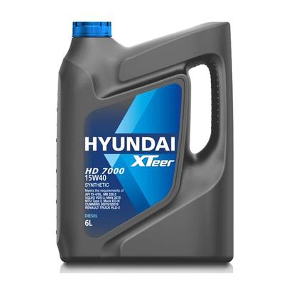 Hyundai/Kia 1061005 Масло моторное xteer heavy duty sae 15w-40 6l