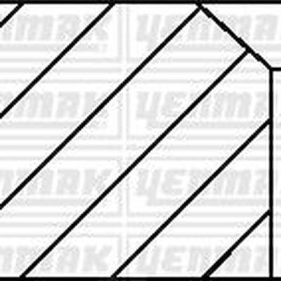 Hyundai/Kia 230402A903 Комплект поршневых колец (12шт)
