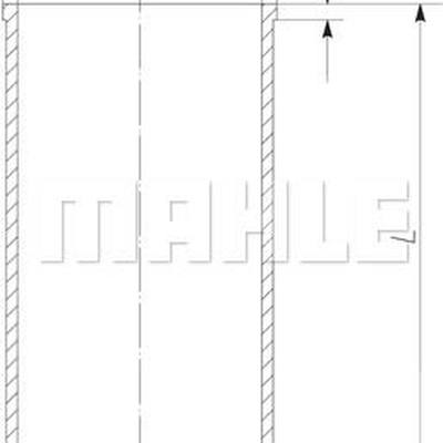 Mahle 039 WV 30 00 Гильза цилиндра