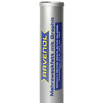 RAVENOL 134010240004999 Смазка с графитом Mehrzweckfett m. Graphit ( 0,4кг) new