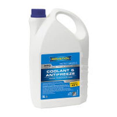 RAVENOL 4014835755758 Антифриз готовый раствор синий HTC Hybrid TechnCoolant Premix -40C 5л