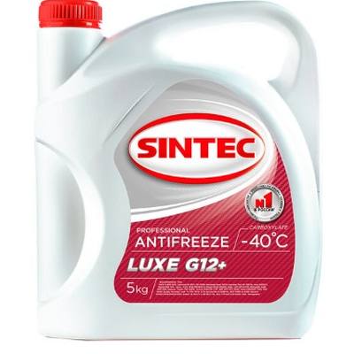 SINTEC 614500 Антифриз Sintec LUX красный G12+ (-40) 5кг