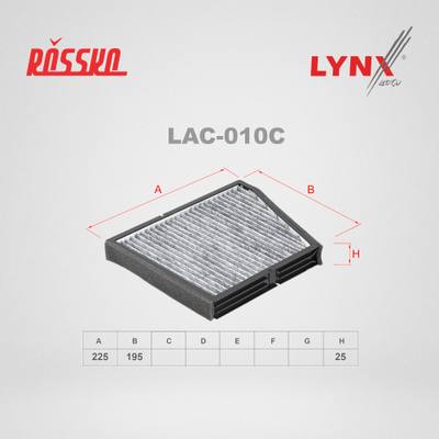 LYNXauto LAC-010C Фильтр салона угольный