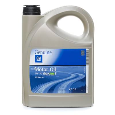 GM 95599877 Масло моторное синтетическое dexos1 5W-30, 5л