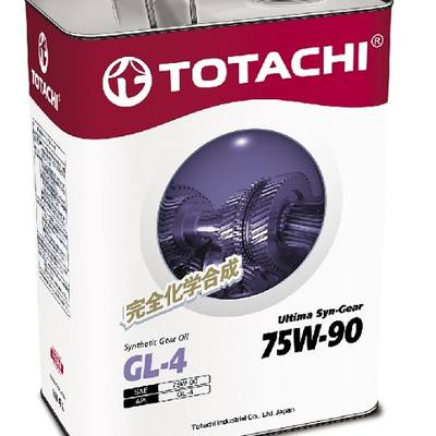 Totachi 4589904931635 Снят, замена 60704 Масло трансмиссионное Ultima Syn-Gear 75W-90 GL-4 4л