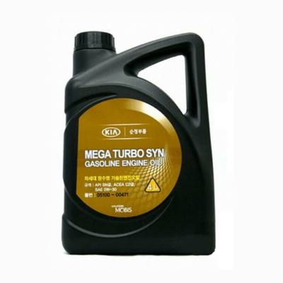 Hyundai/Kia 05100-00471 Мало моторное синтетическое 0W-30 Mega Turbo Syn API SN, ACEA C2, 4л