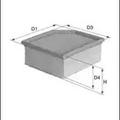 MECAFILTER ELP9490 Фильтр воздушный