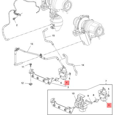 GM 55494509 Преобразователь давления