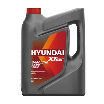 Hyundai/Kia 1061044 Масло моторное HYUNDAI XTeer Gasoline G500 10W40 SL - 6 литров