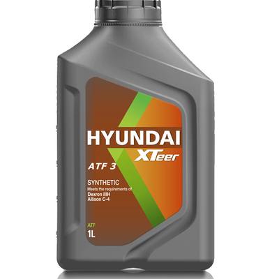HYUNDAI XTeer 1011011 ATF 3, 1 л, Трансмиссионное масло для АКПП синтетическое