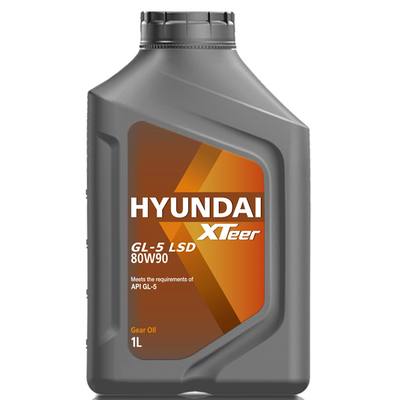 HYUNDAI XTeer 1011034 Масло трансмиссионное HYUNDAI Xteer Gear Oil-5 80W90 LSD - 1 литр
