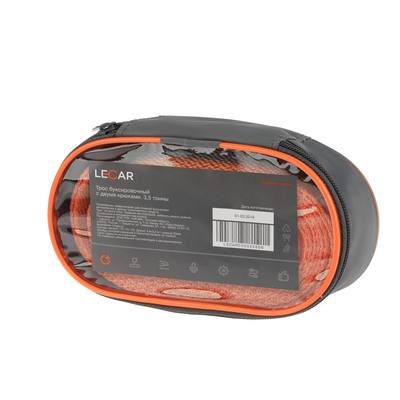 LECAR LECAR000020806 Трос буксировочный лента 3,5т с крюками 5м LECAR в сумке