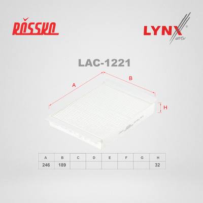 LYNXauto LAC-1221 Фильтр салонный
