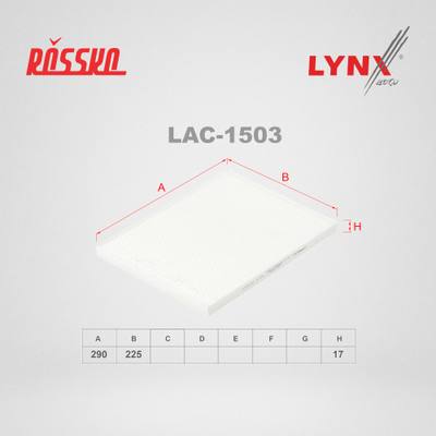 LYNXauto LAC-1503 Фильтр салонный