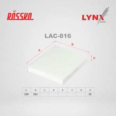 LYNXauto LAC-816 Фильтр салонный