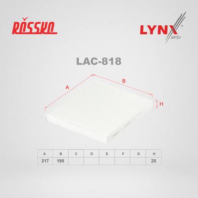 LYNXauto LAC-818 Фильтр салонный