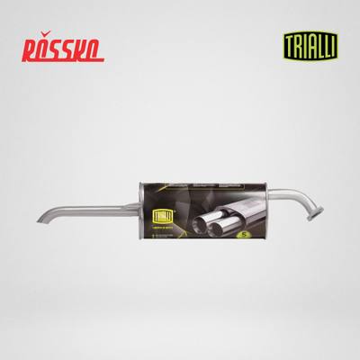 Trialli EMM 0808 Глушитель для а/м Hyundai Solaris (10-)/Kia Rio (11-) седан осн. (алюм. сталь)