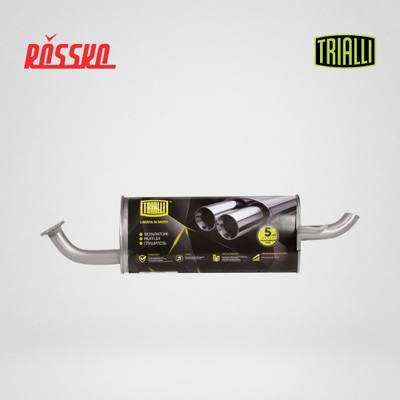 Trialli EMM 0809 Глушитель для а/м Hyundai Solaris (10-)/Kia Rio (11-) хетчбек осн. (алюм. сталь)