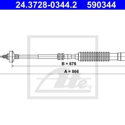 ATE 24.3728-0344.2 Cable