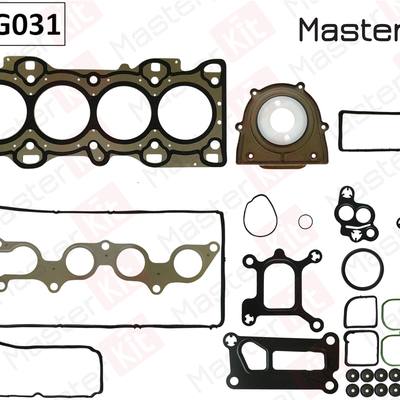 Master KiT 77BG031 Снят, замена 77BG130 Комплект прокладок двигателя