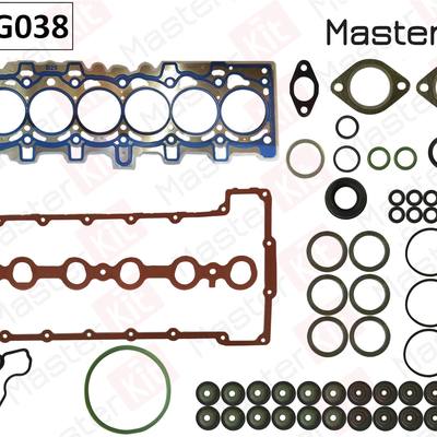 Master KiT 77BG038 Комплект прокладок головки блока цилиндров