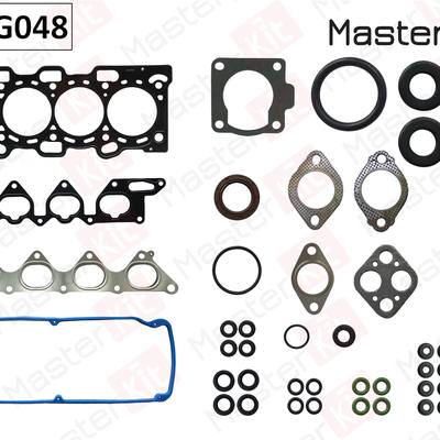 Master KiT 77BG048 Комплект прокладок головки блока цилиндров