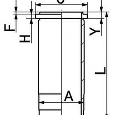 Knecht 037 WN 39 01 Гильза цилиндра