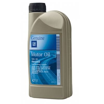GM 93165690 Масло моторное синтетическое dexos2 5W-30, 1л