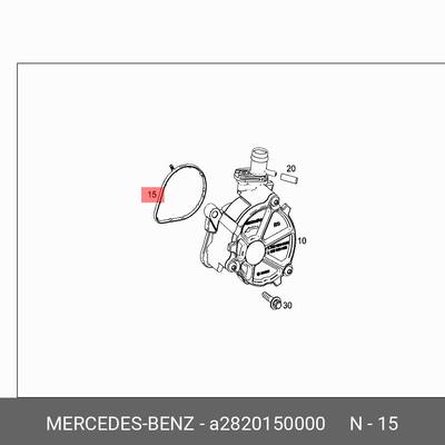 Mercedes A2820150000 Прокладка двигателя