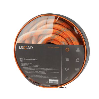 LECAR LECAR000120806 ТРОС ВЕРЕВОЧНЫЙ LECAR 12Т., 2 КРЮКА, СУМКА LECAR000120806