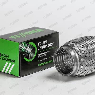 TIXONA P45100 Гофра 45/100 (AISI 304 with interlock)
