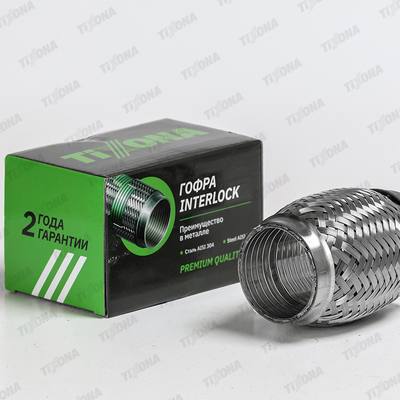 TIXONA P50100 Гофра 50/100 (AISI 304 with interlock)