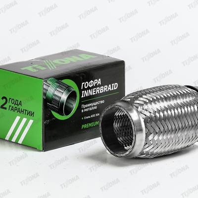 TIXONA 50120 Гофра 50/120 (AISI 304 with inner braid)