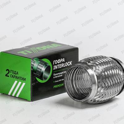 TIXONA P60100 Гофра 60/100 (AISI 304 with interlock)