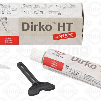 Elring 030.793 Герметик Dirko HT бежевый силиконовый 70мл (от -60С до +315С)