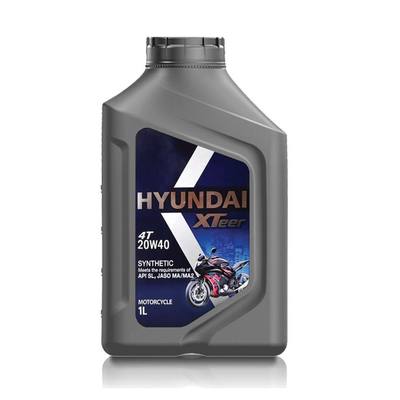 Hyundai/Kia 1 011 187 Масло моторное HYUNDAI XTeer moto 4T 20W40 - 1 литр