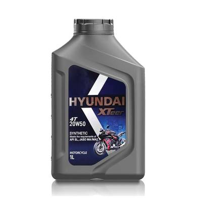 Hyundai/Kia 1 011 189 Масло моторное HYUNDAI XTeer moto 4T 20W50 - 1 литр