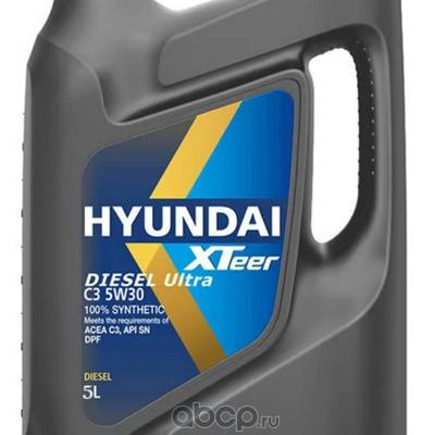 Hyundai/Kia 1 051 224 Масло моторное HYUNDAI XTeer  Diesel Ultra C3 5W30 - 5 литров