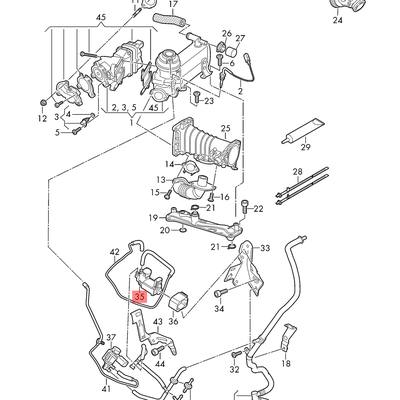 VAG 059906627Q Преобразователь давления
