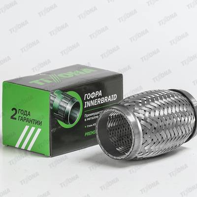 TIXONA 55120 Гофра 55/120 (AISI 304 with inner braid)