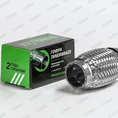 TIXONA 40100 Гофра 40/100 (AISI 304 with inner braid)