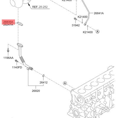 Hyundai/Kia 2682552001 Прокладка головки блока цилиндров