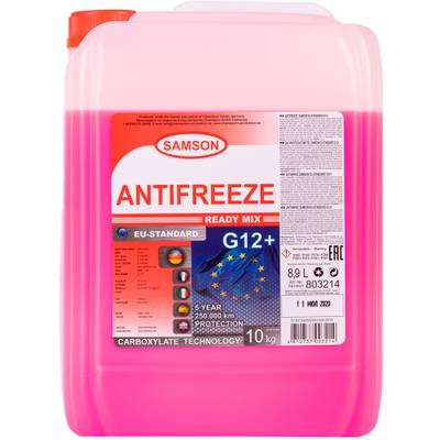SAMSON 803214 Антифриз, готовый раствор EU-Standard G12+ long life красный -37°C, 10кг