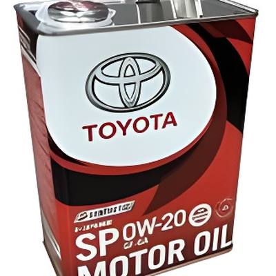 Toyota 08880-13205 0W-20 Motor Oil API SP, ILSAC GF-6A, 4л (синт. мотор. масло)