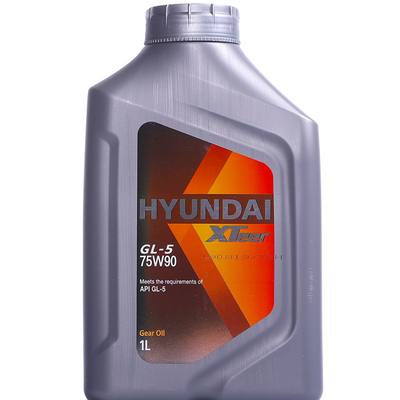 HYUNDAI XTeer 1011439 Gear Oil-5 75W90, 1 л, API GL-5, Масло трансмиссионное синтетическое
